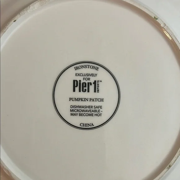 PIER 1 PUMPKIN PATCH PLATE - Picture 5 of 9